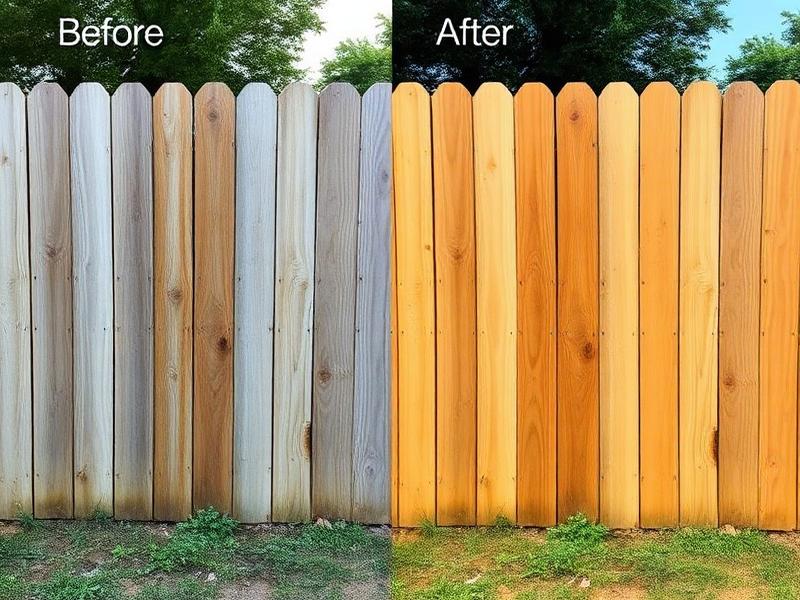 Before and after power washing transformation 2 by OK Best Power Washing in Tulsa, OK