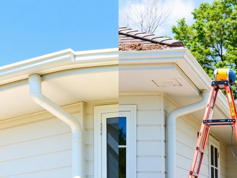 Professional gutter cleaning in Tulsa, OK by OK Best Power Washing