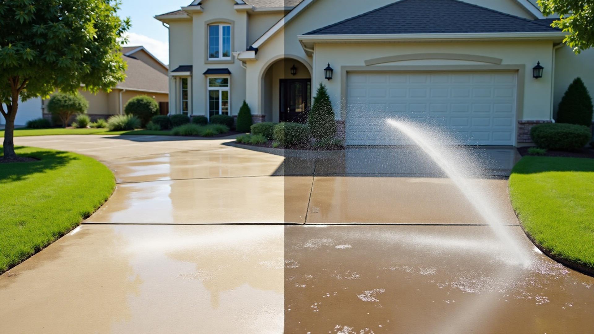 Freshly power washed home exterior by OK Best Power Washing in Tulsa, OK