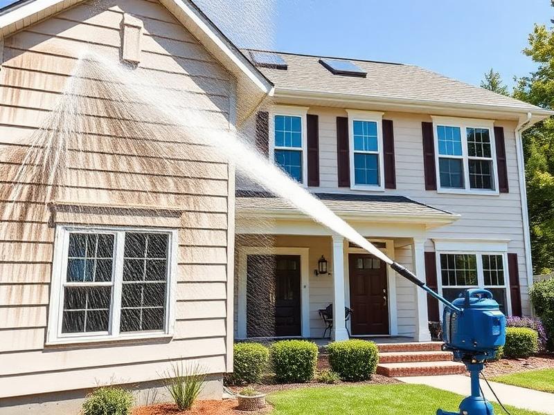 Professional house washing in Tulsa, OK by OK Best Power Washing