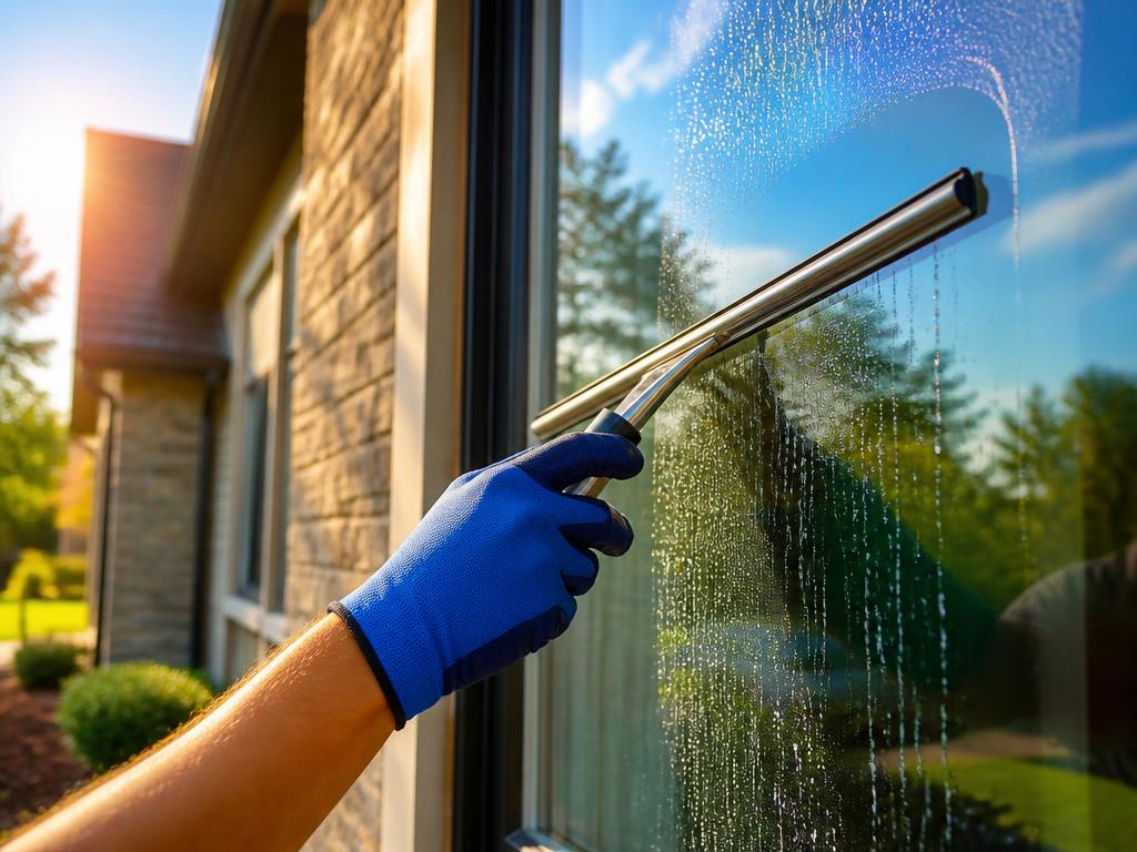Professional window cleaning in Tulsa, OK by OK Best Power Washing